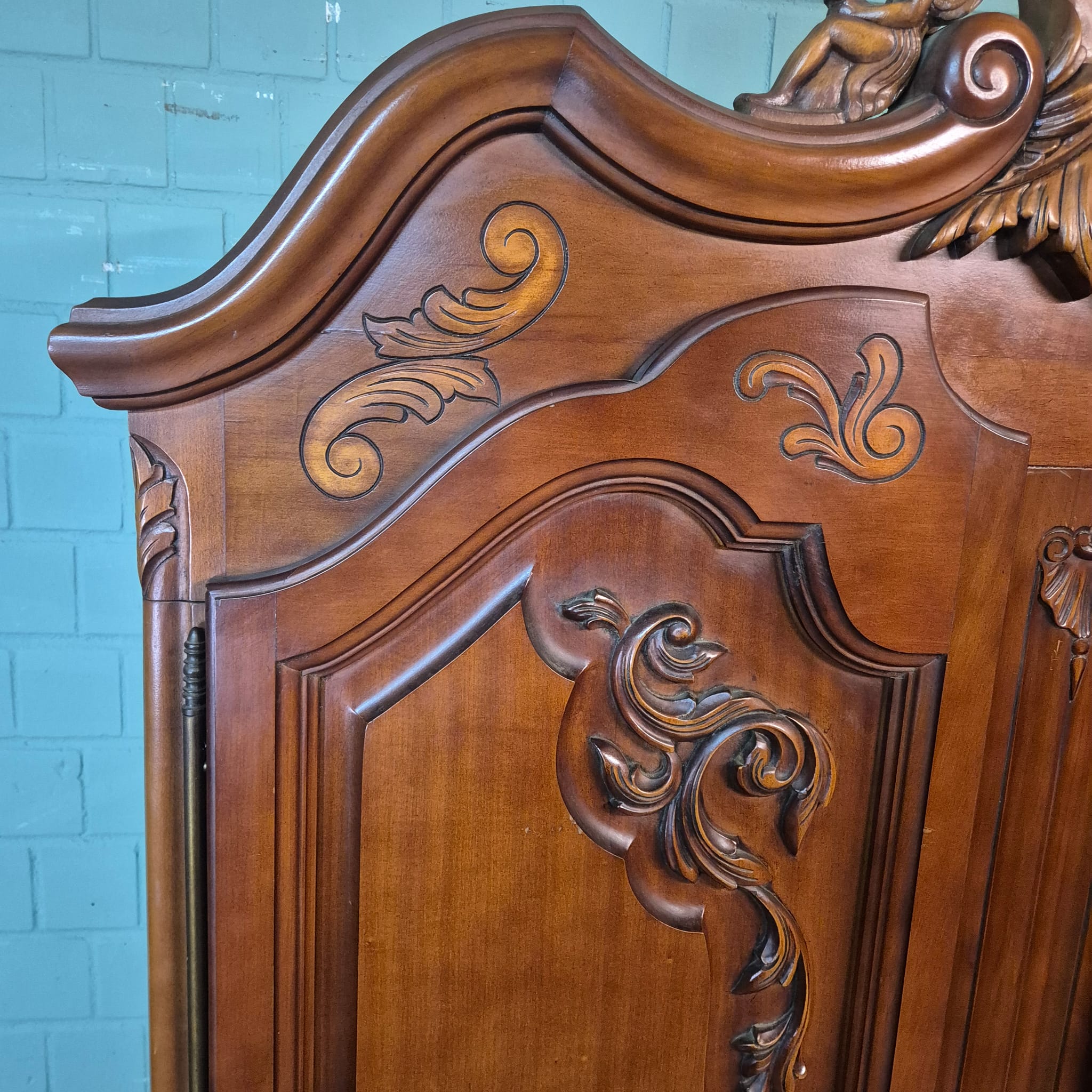 Wardrobe Neo-baroque Mahogany - Image 8