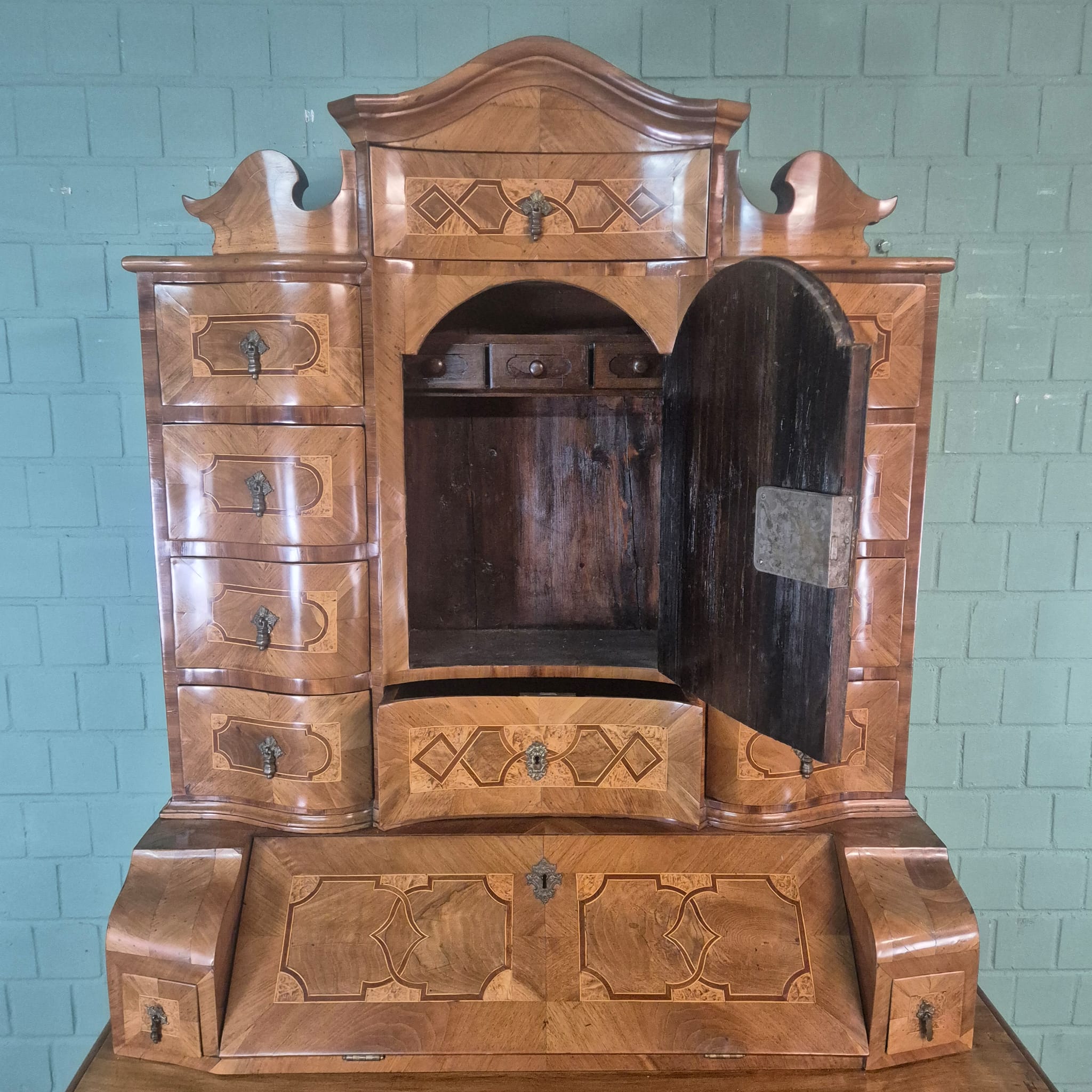 Tabernacle Secretary Tabernaclesecretary Baroque 1771 Walnut - Image 16