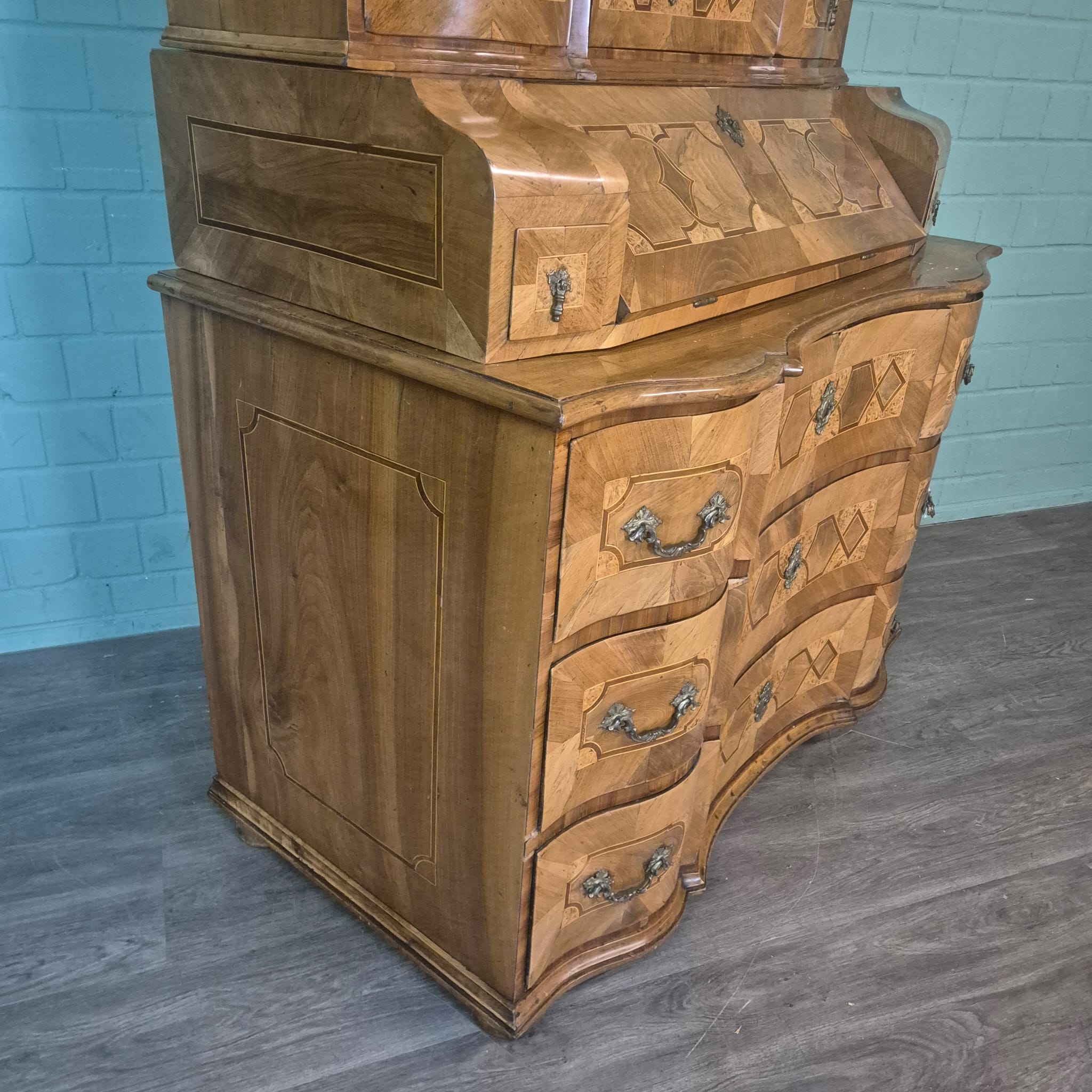 Tabernacle Secretary Tabernaclesecretary Baroque 1771 Walnut - Image 7