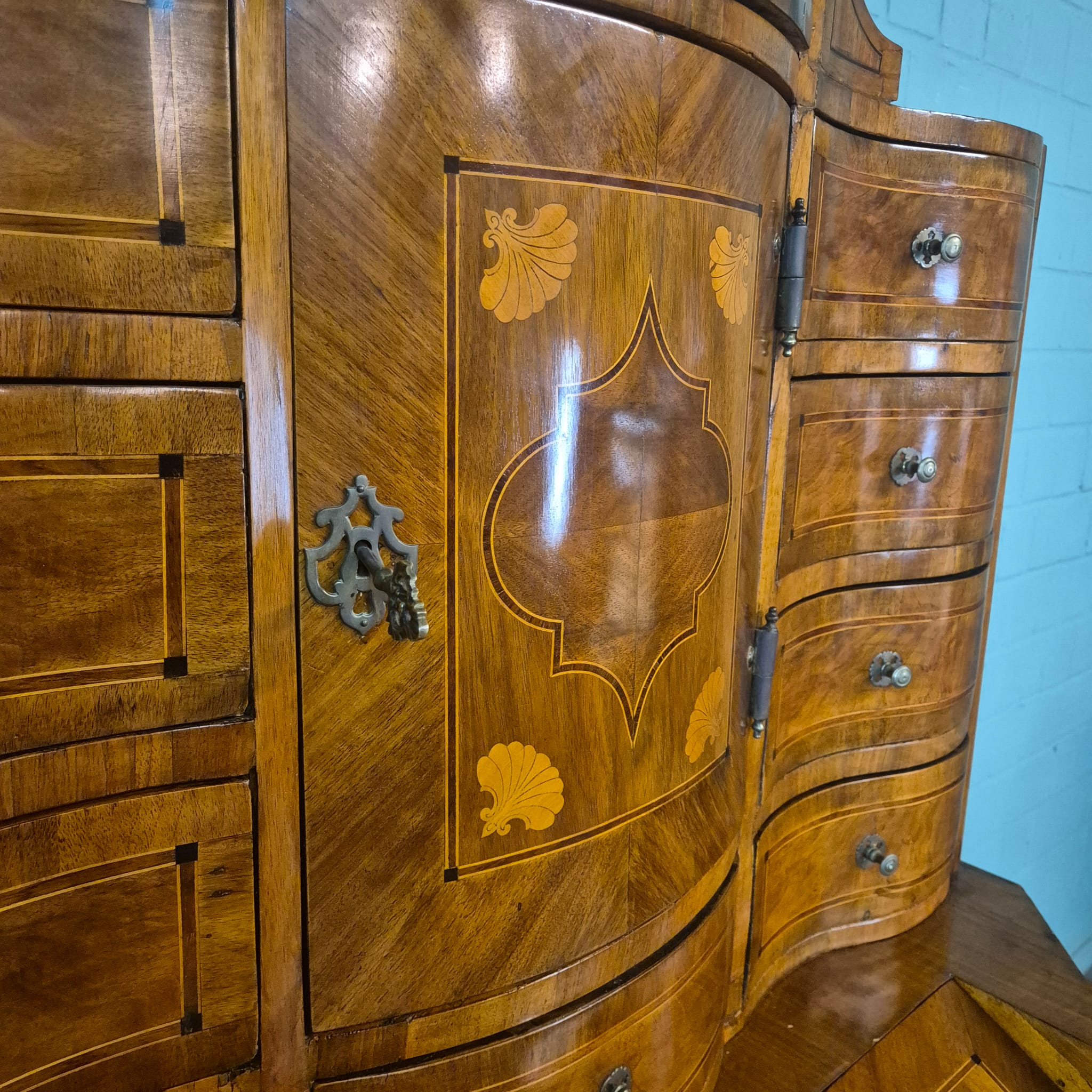 Tabernacle secretary Tabernaclesecretary Baroque 1770 Walnut - Image 13