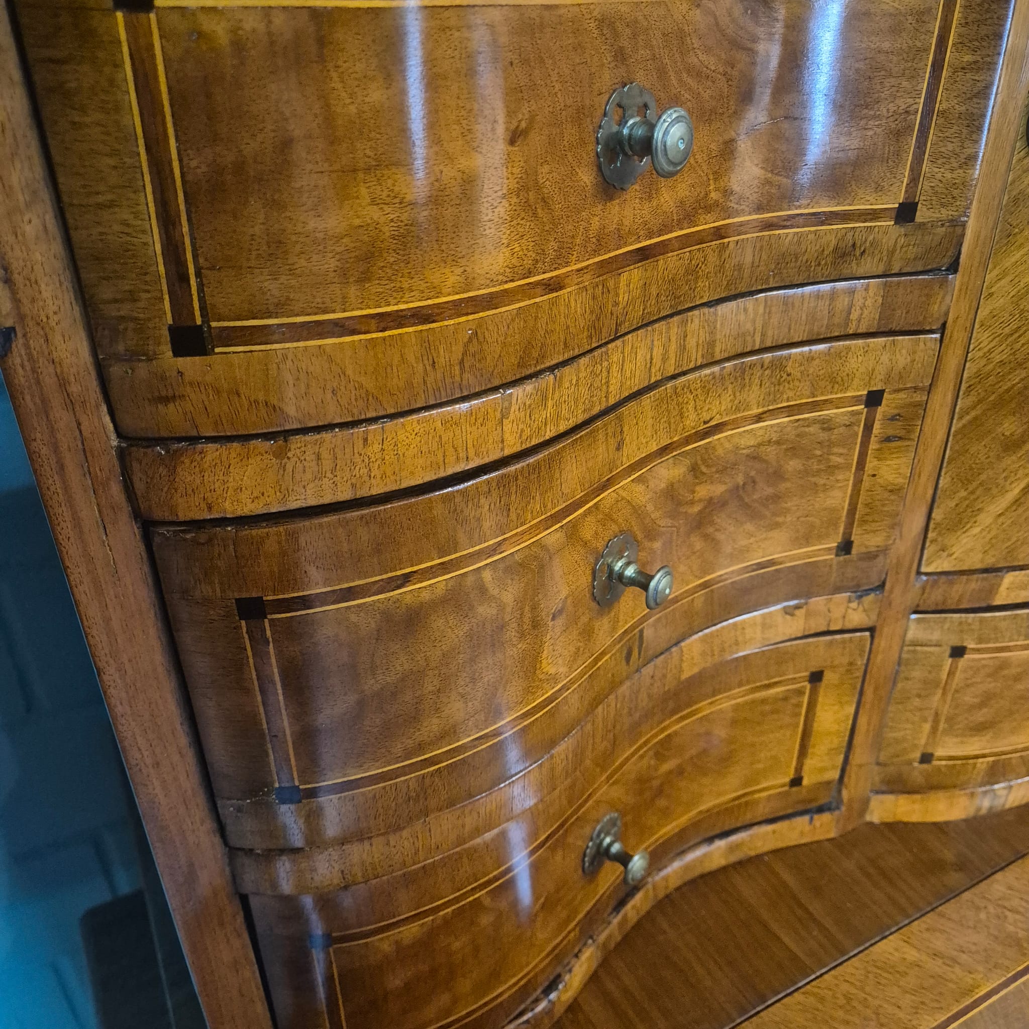 Tabernacle secretary Tabernaclesecretary Baroque 1770 Walnut - Image 7