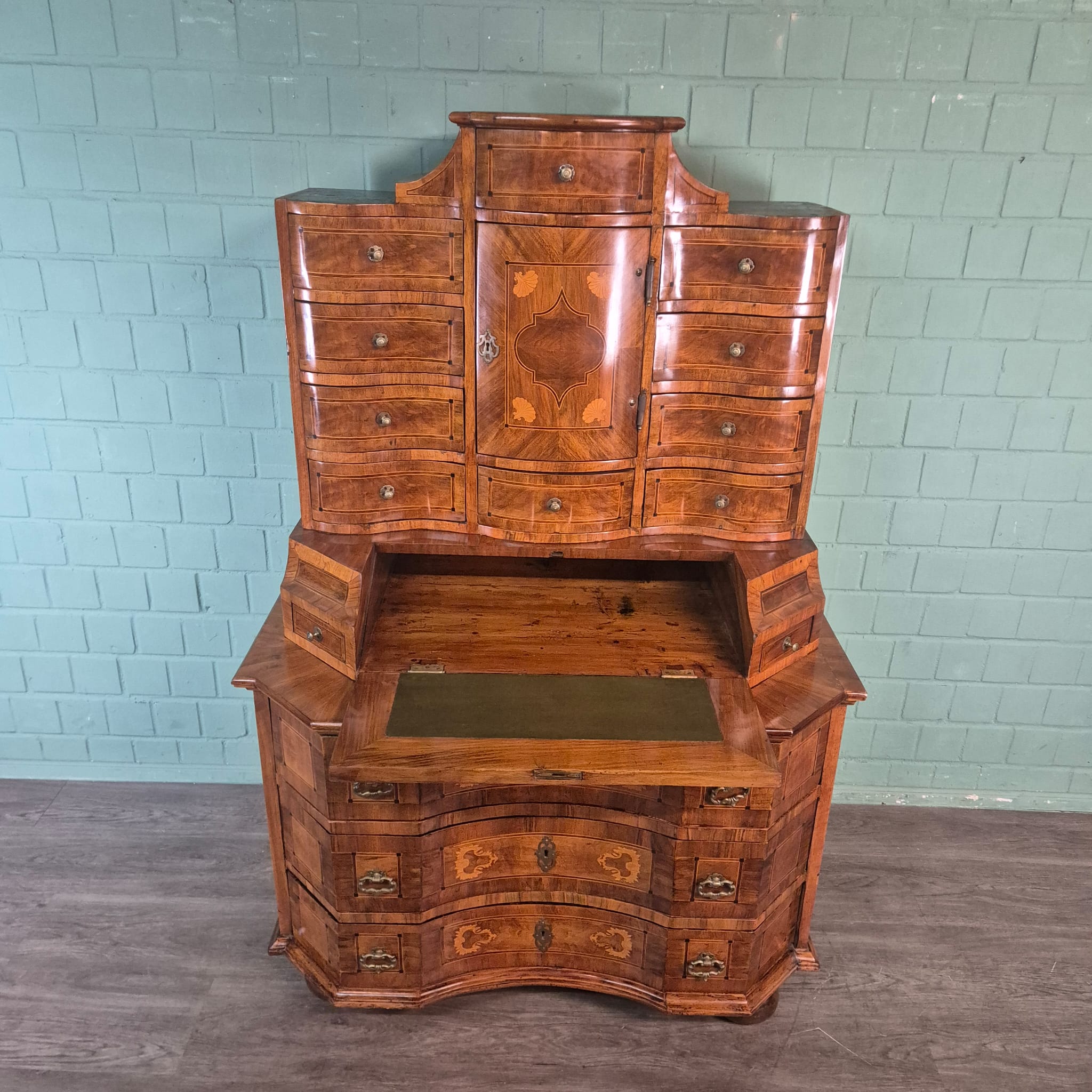 Tabernacle secretary Tabernaclesecretary Baroque 1770 Walnut - Image 17