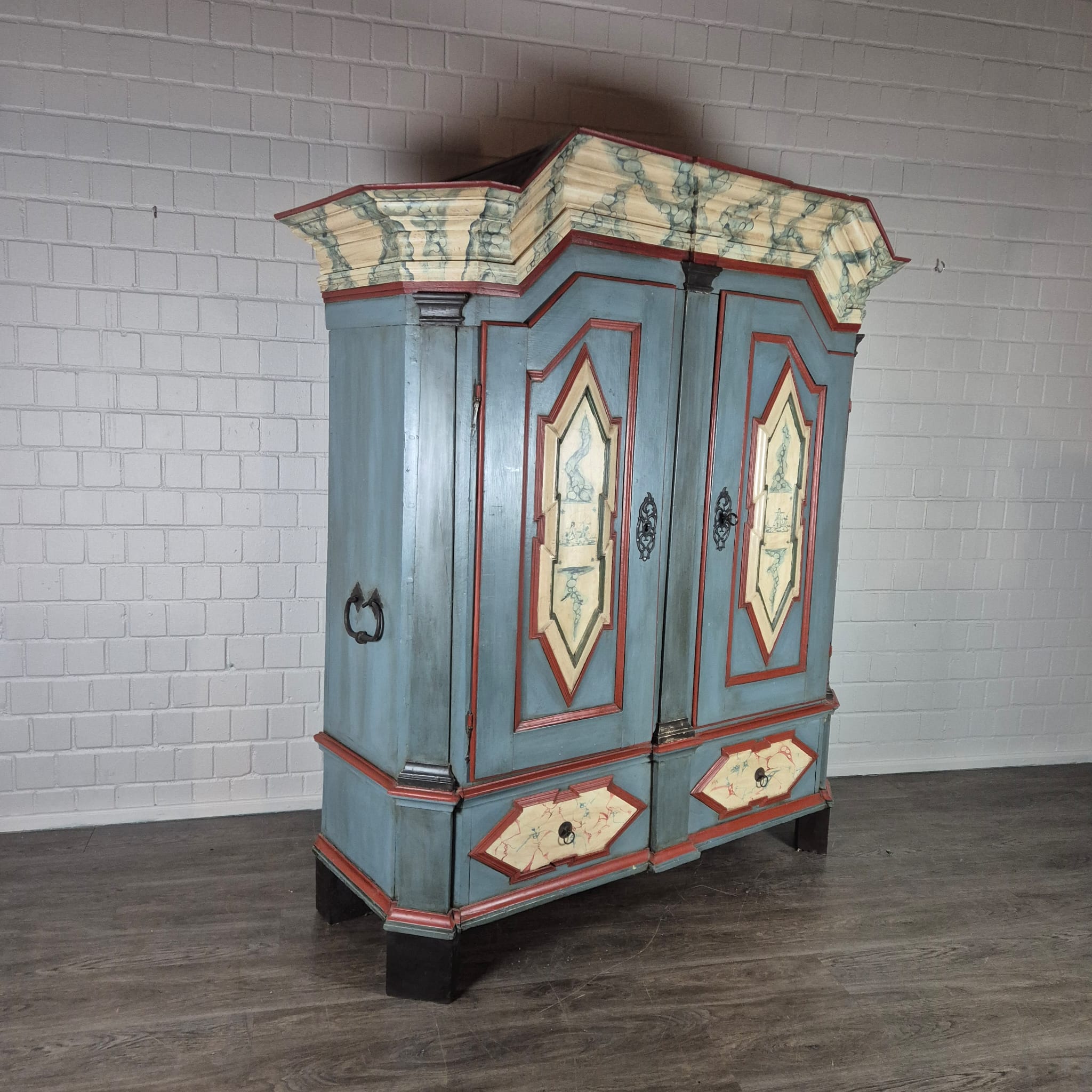 Wardrobe Baroque 1770 Oak - Image 4