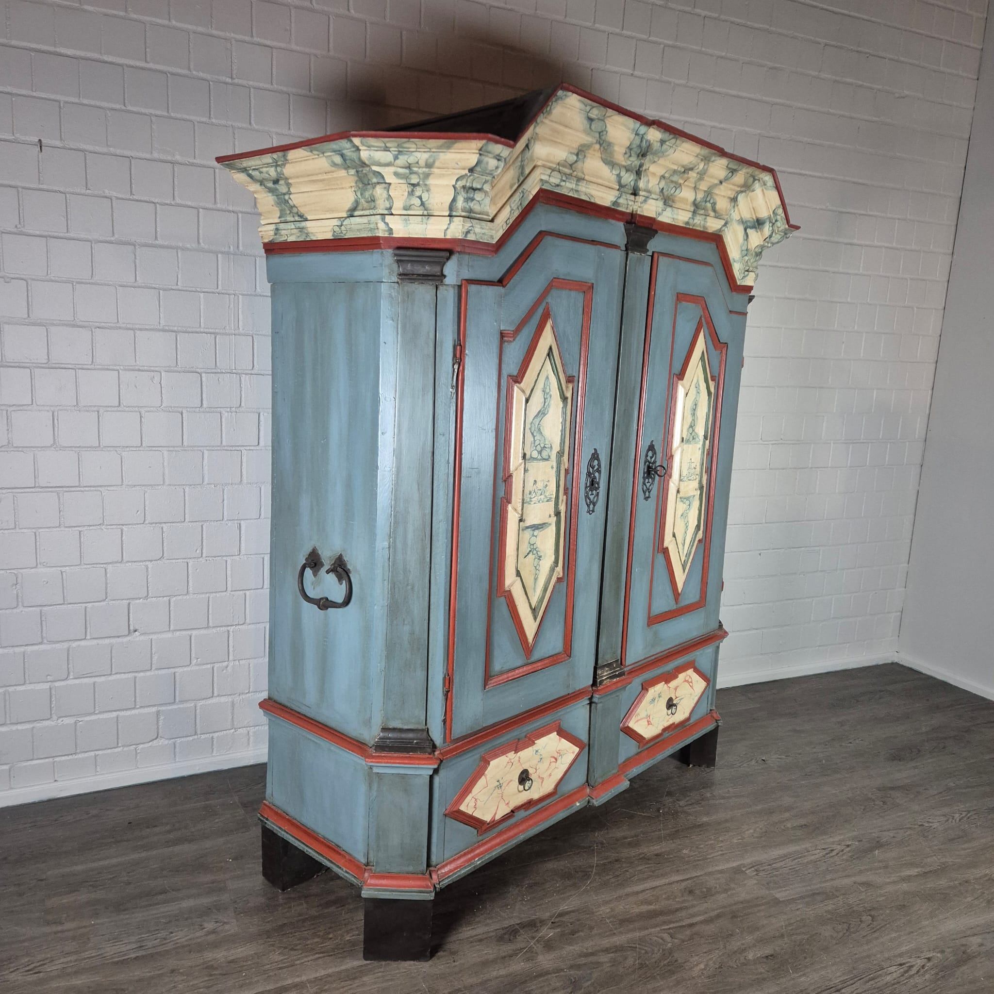 Wardrobe Baroque 1770 Oak - Image 5