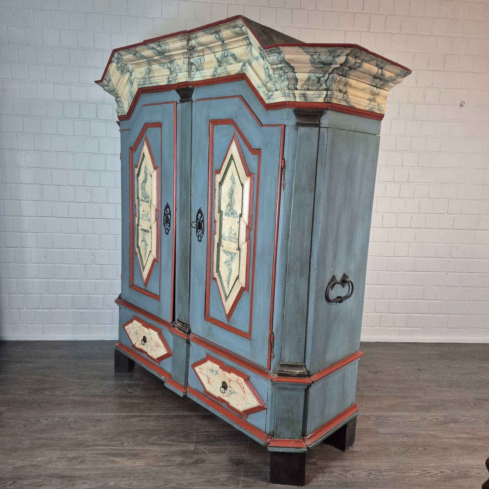 Wardrobe Baroque 1770 Oak - Image 6