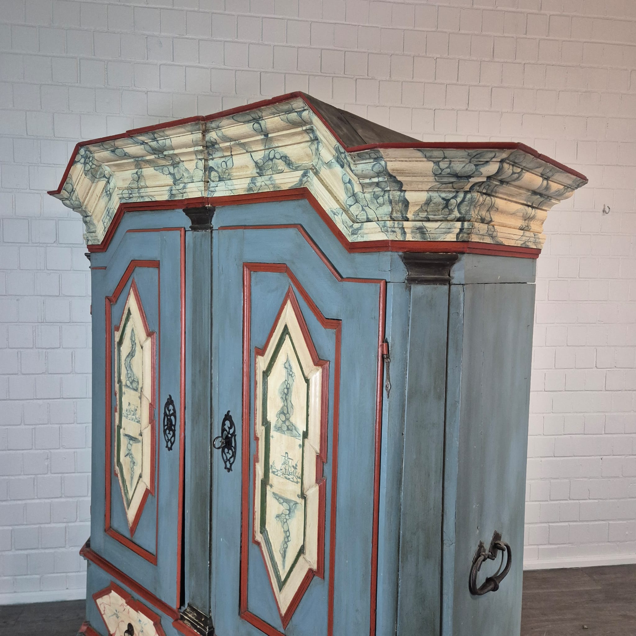 Wardrobe Baroque 1770 Oak - Image 7