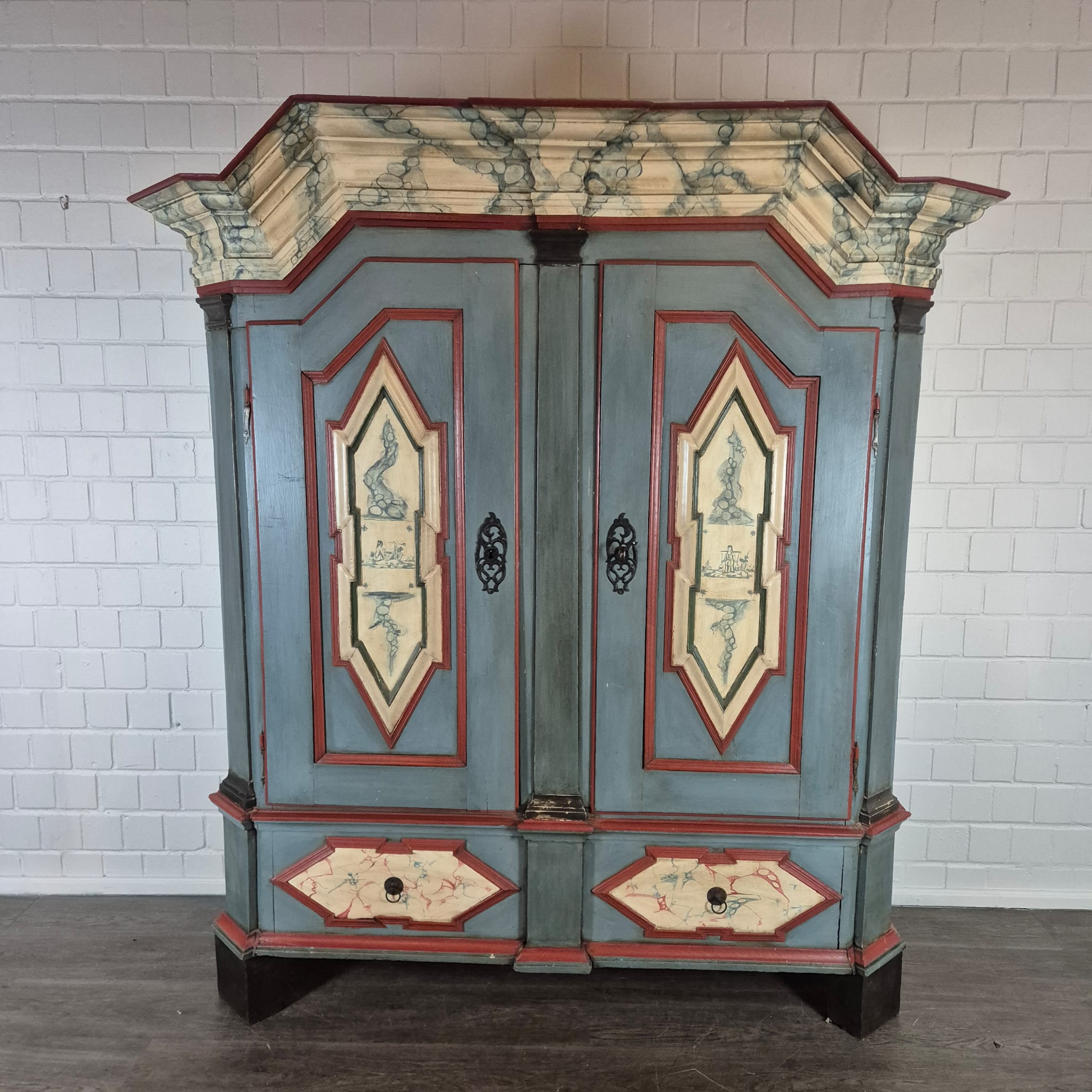 Wardrobe Baroque 1770 Oak - Image 3