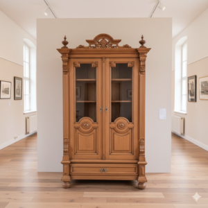 Display Cabinet Gründerzeit 1880 Oak