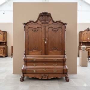 Dutch Cabinet Antique 1860 Oak