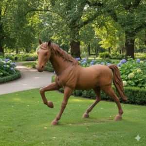 Horse Cast Iron 1,30 m x 1,14 m