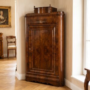 Corner Cabinet Biedermeier 1840 Mahogany