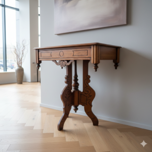 Table Jugendstil 1910 Walnut