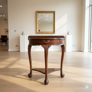 Side Table Chippendale-Style 1950 Walnut