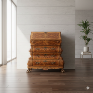 Secretary Neo-baroque 1930 Walnut