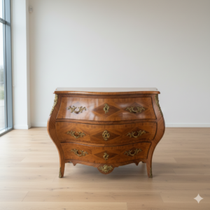 Dresden Baroque Chest of Drawers Historicism 1880 Walnut