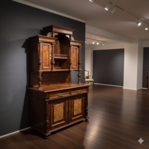 Cabinet Gründerzeit 1880 Walnut