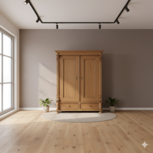 Wardrobe Gründerzeit 1880 Oak