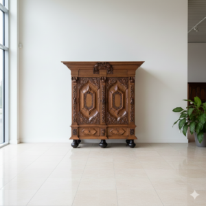 Hamburger Schapp Wardrobe 1880 Walnut