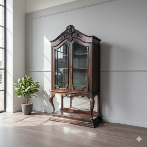 Display Cabinet Classic Modern 1930 Walnut