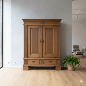 Wardrobe Empire 1800 Oak