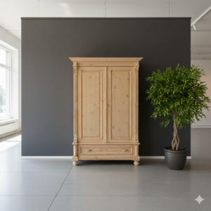 Wardrobe Gründerzeit 1880 Pine