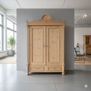 Wardrobe Gründerzeit 1880 Pine