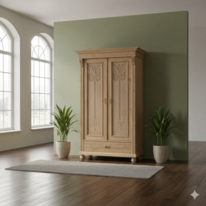Wardrobe Jugendstil 1905 Pine