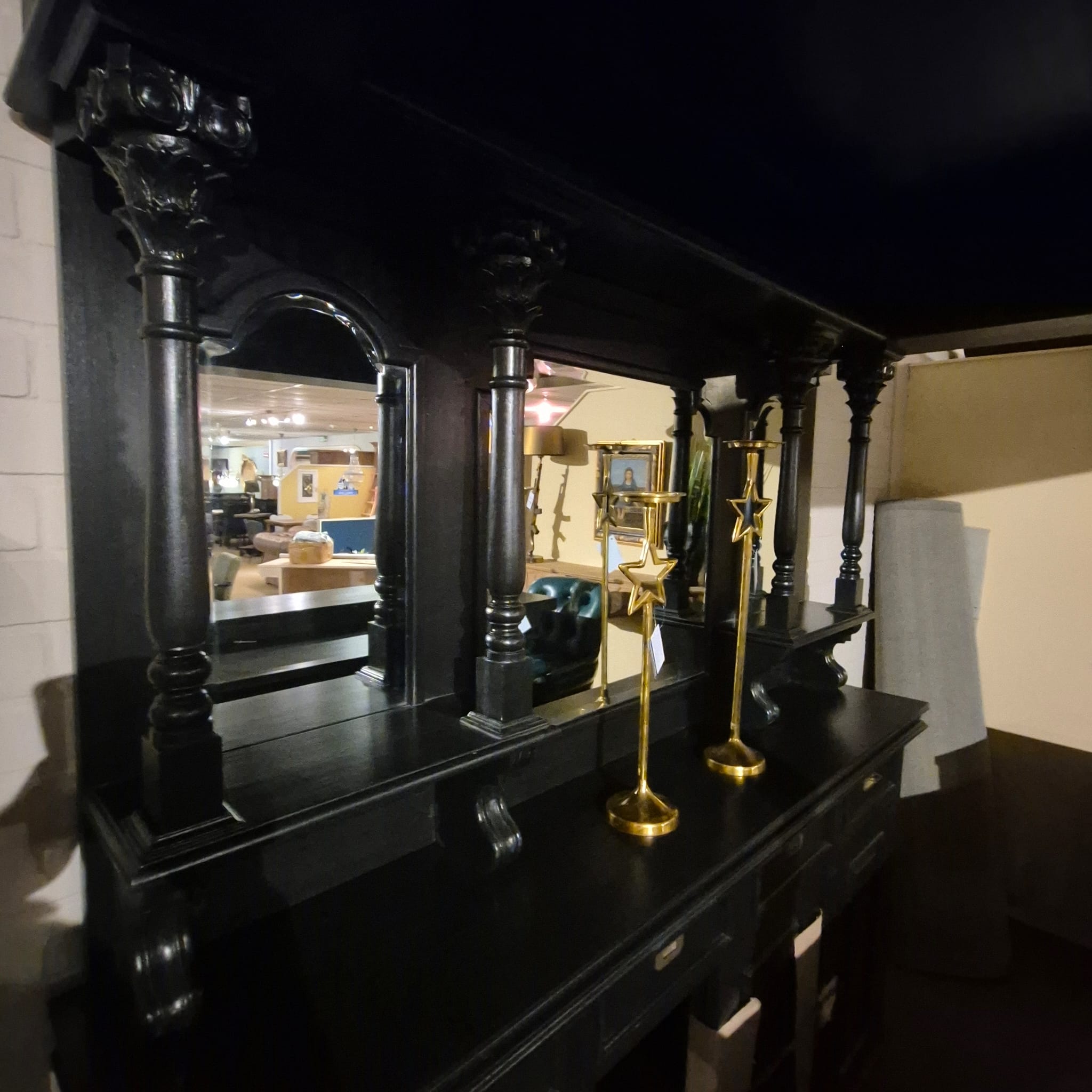 Home Bar Teak Black 2,00 m - Image 9