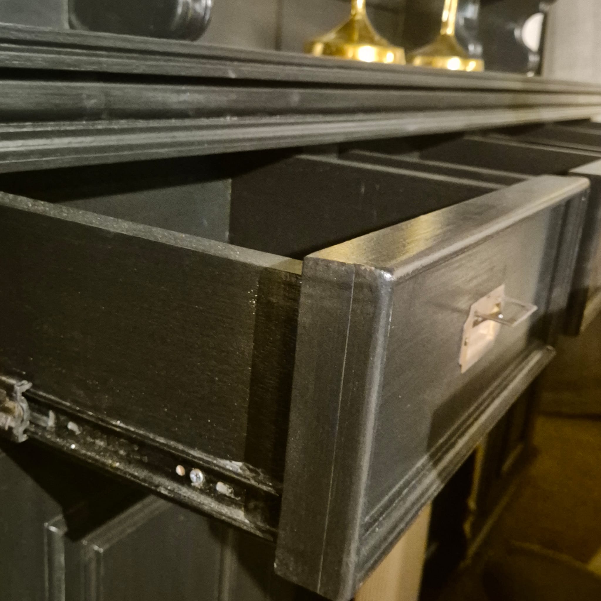 Home Bar Teak Black 2,00 m - Image 11