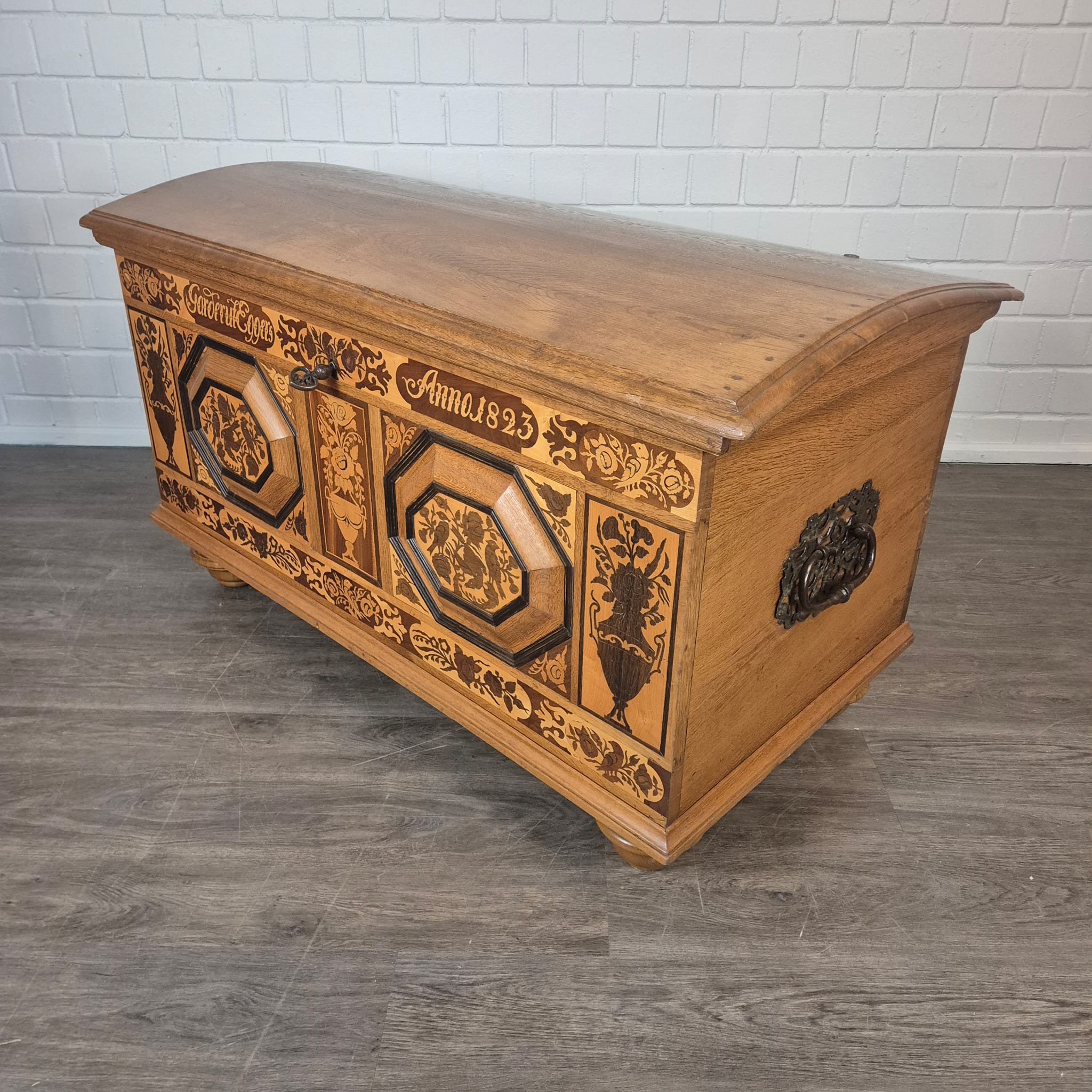 Vierlande Wedding Chest – Hope Chest, 1823 - Image 5