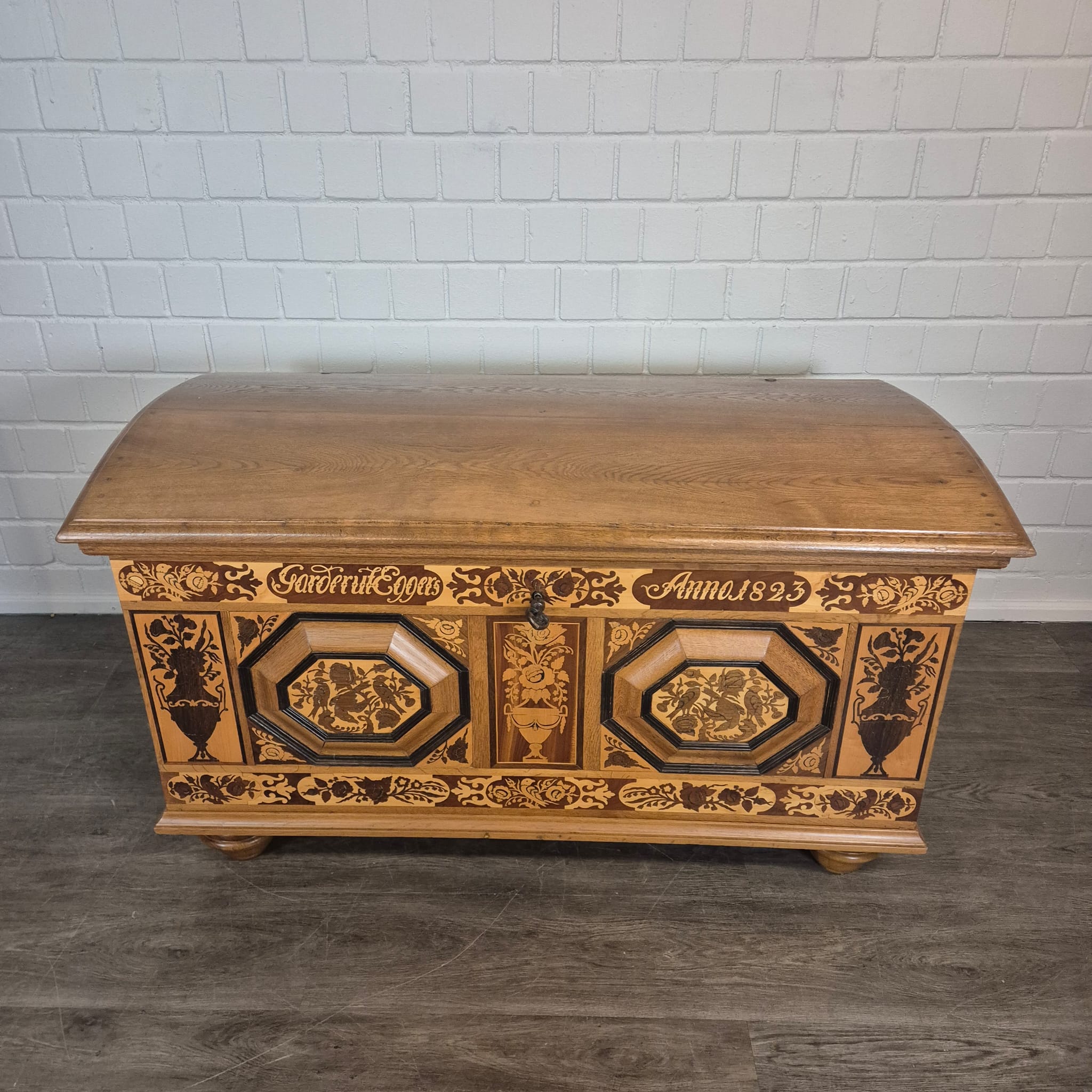 Vierlande Wedding Chest – Hope Chest, 1823 - Image 3