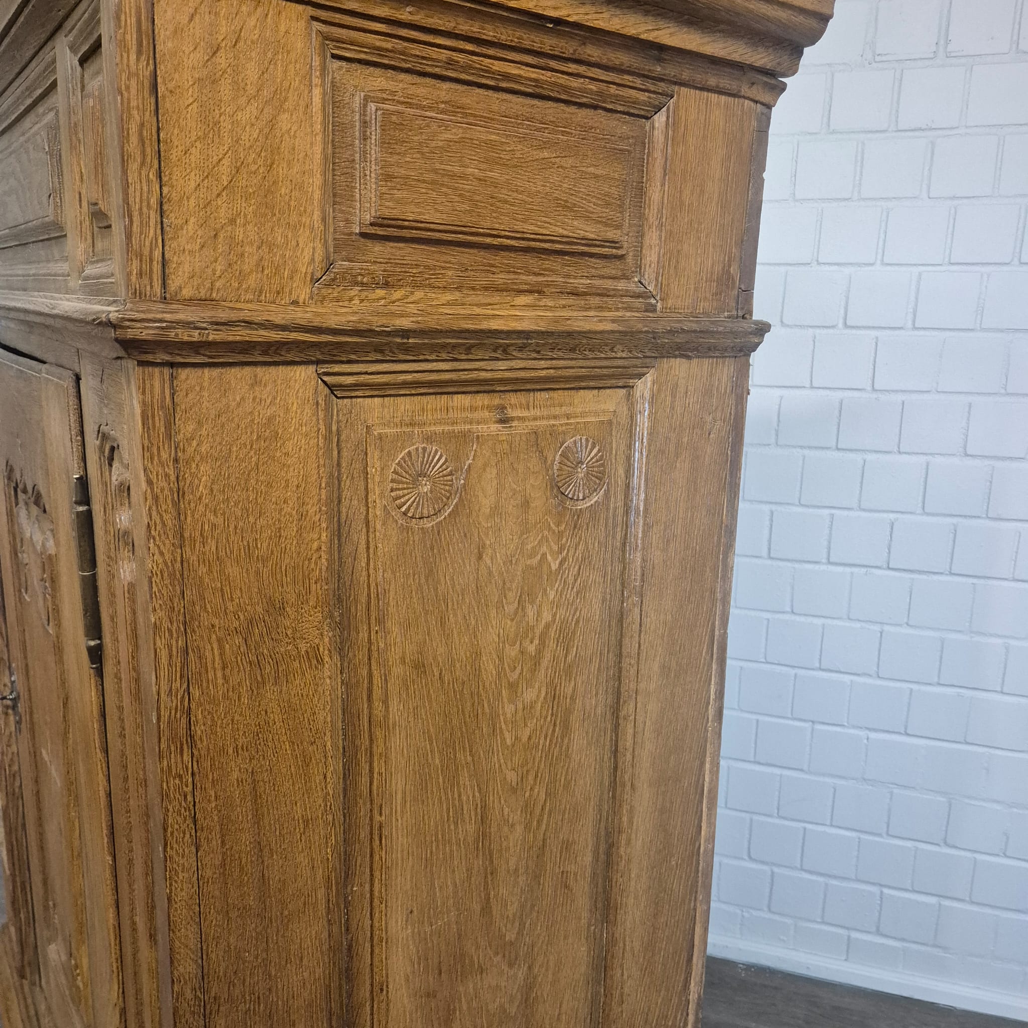 Baroque Wardrobe – Solid Oak, ca. 1780 - Image 14