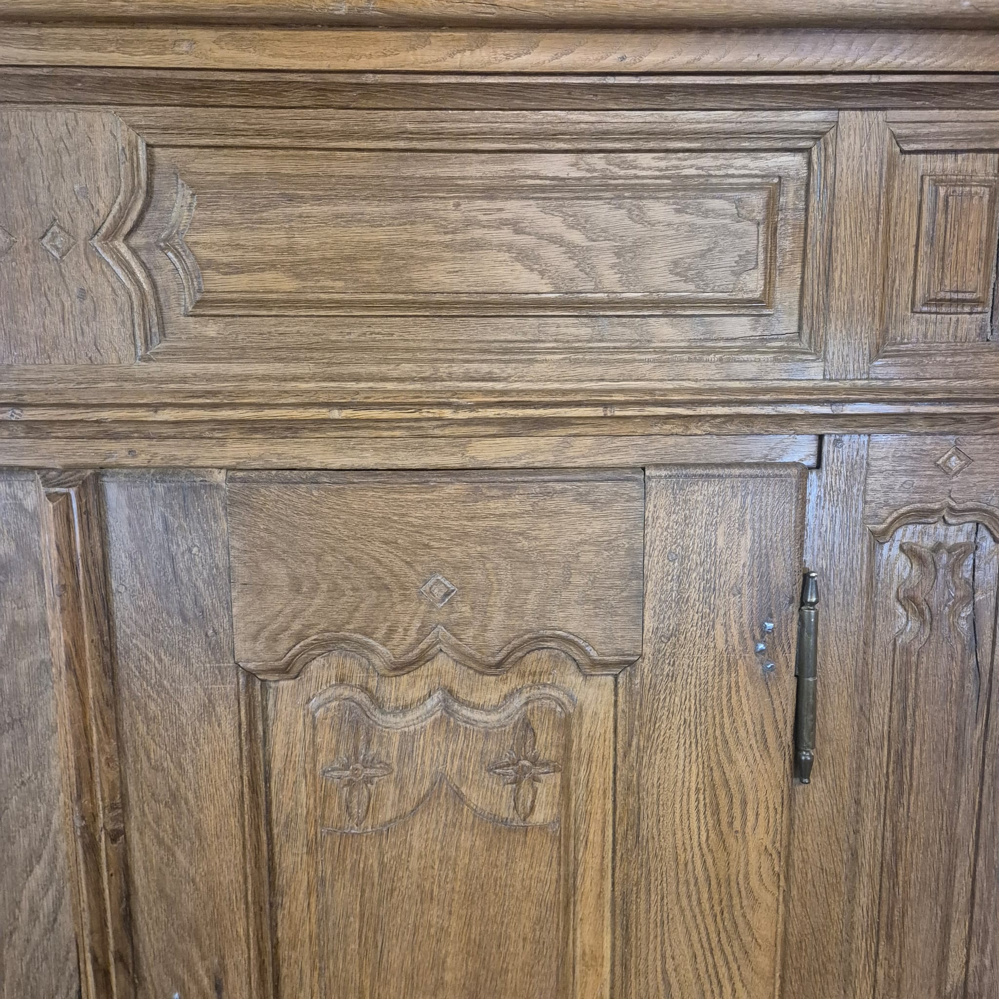 Baroque Wardrobe – Solid Oak, ca. 1780 - Image 15