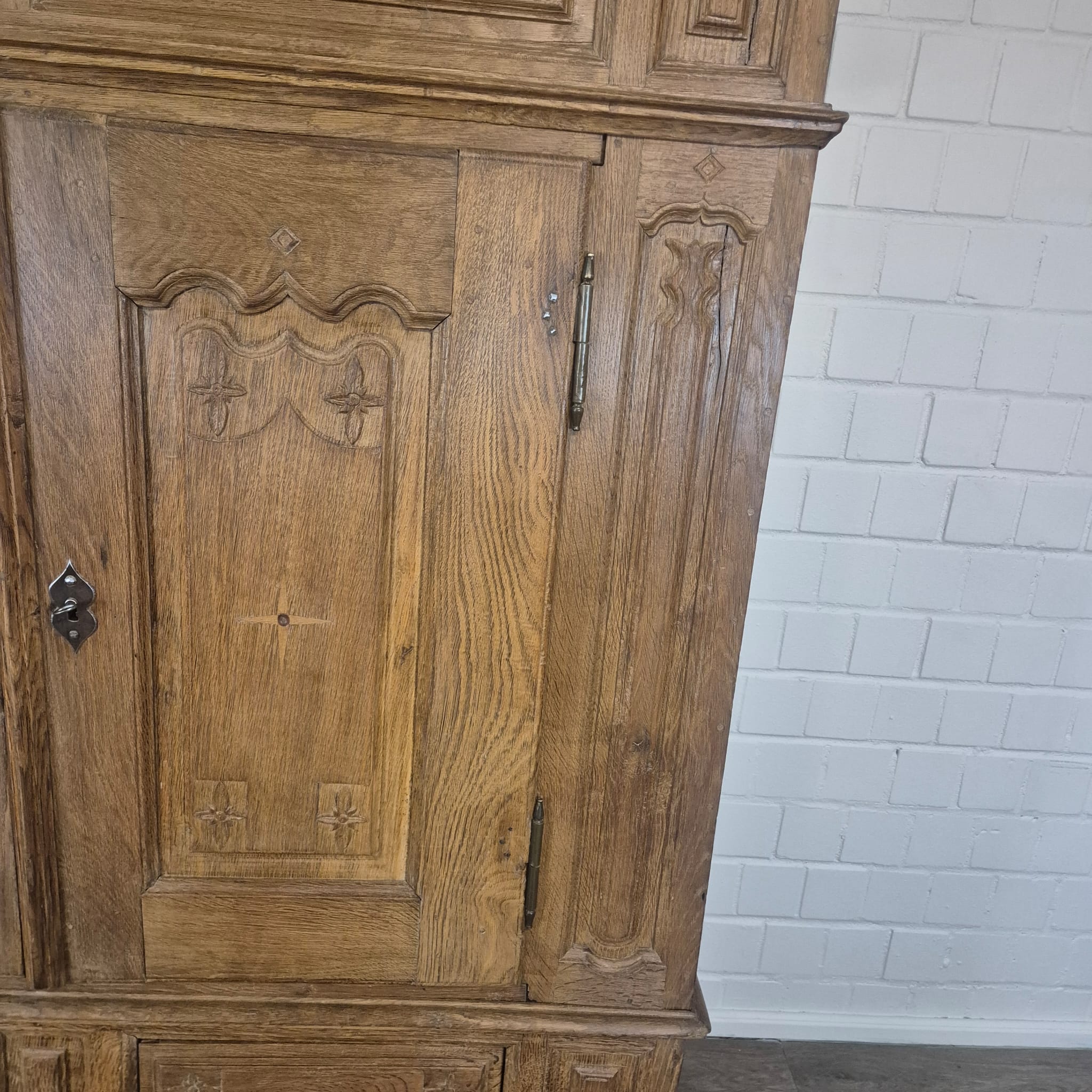 Baroque Wardrobe – Solid Oak, ca. 1780 - Image 13