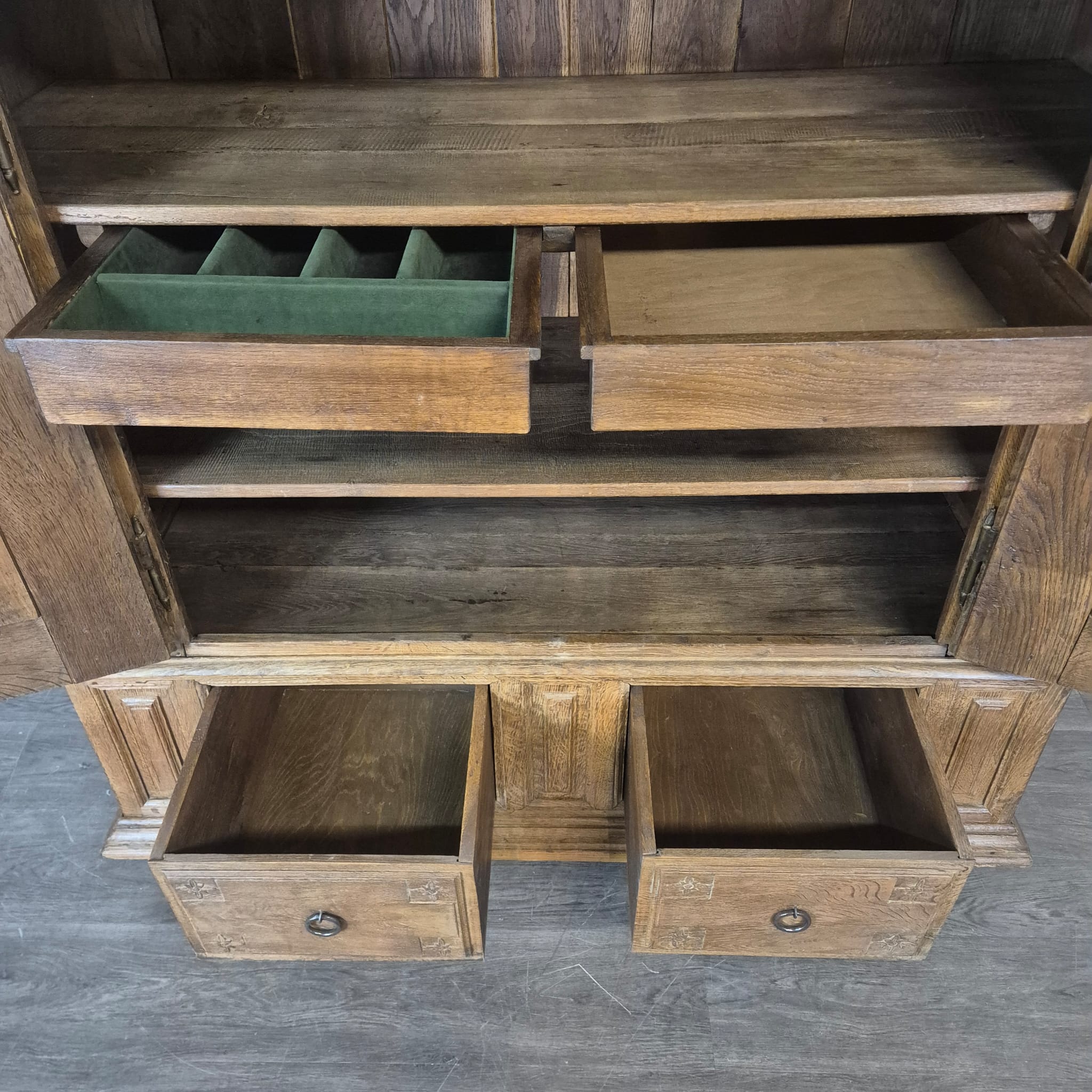 Baroque Wardrobe – Solid Oak, ca. 1780 - Image 20