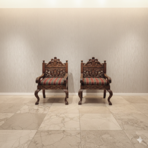 Set Chairs Gründerzeit 1880 Walnut