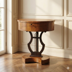 Sewing Table Biedermeier 1820 Walnut
