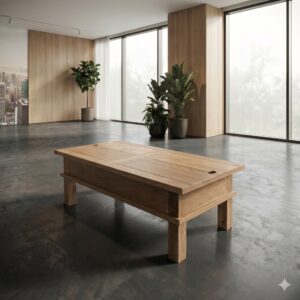 Coffee table Teak 1.40 mx 0.80 m