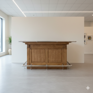 Empire Bar Counter – Teak Wood 2.14 m