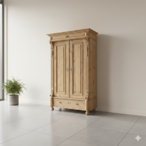 Wardrobe Gründerzeit 1880 Pine