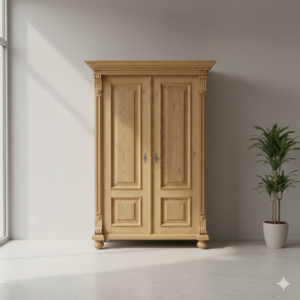 Wardrobe Gründerzeit 1880 Pine