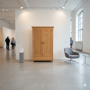 Wardrobe Jugendstil 1910 Pine