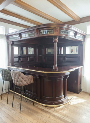 Home Bar / Corner Bar Mahogany 2.55 m