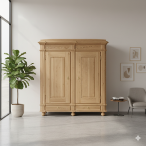Wardrobe Biedermeier 1820 Pine