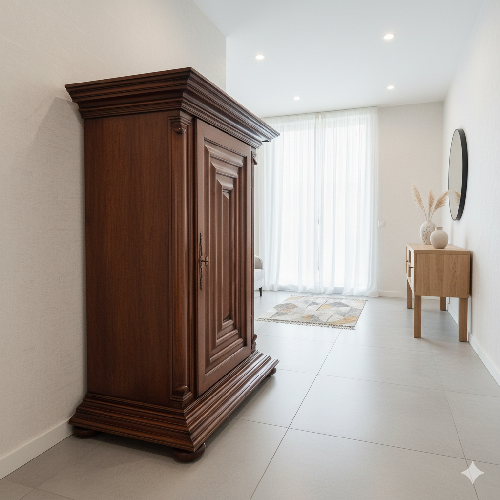 Cabinet Neo-baroque Walnut 1,51 m - Image 2