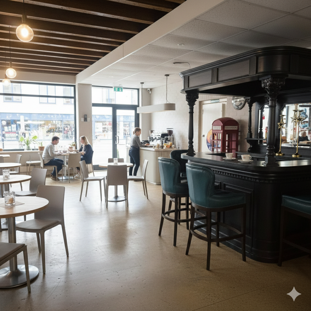 Home Bar Teak Black 2,00 m - Image 2