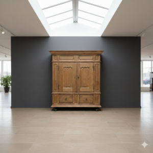 Baroque Wardrobe – Solid Oak, ca. 1780