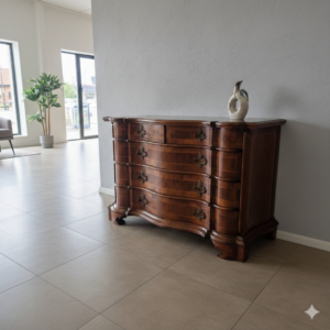 Chest of Drawers Neo-baroque Walnut 1,29 m
