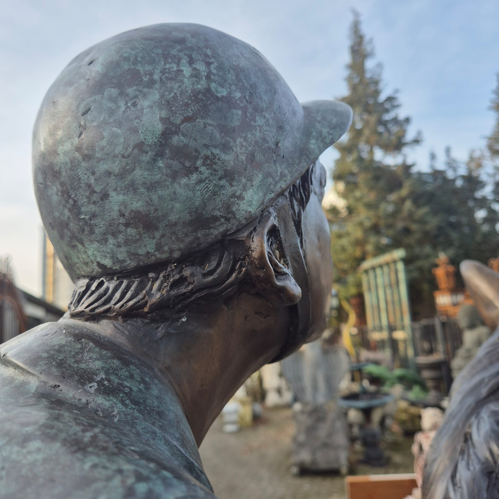 Sculpture Horse with Rider Bronze 2,10 m - Image 21