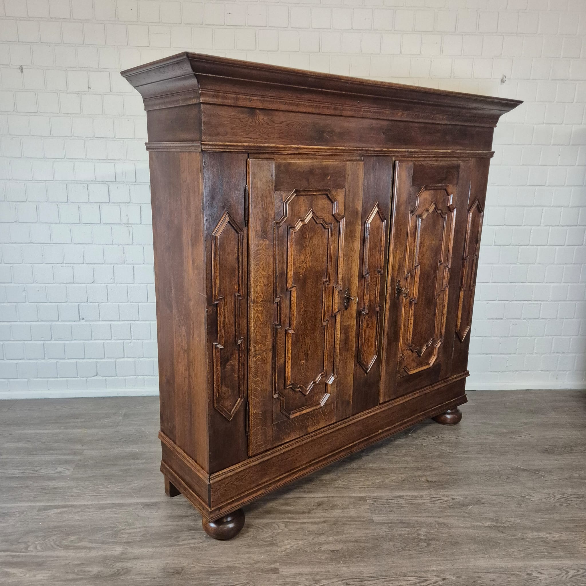 Wardrobe Baroque 1770 Oak - Image 4